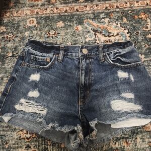 Aeropostale Distressed Denim Shorts